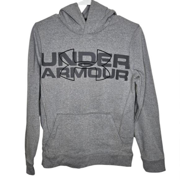 Under Armour Embroidered Hoodie Size Youth LG Athletic Everyday Sporty Comfort - Picture 1 of 5